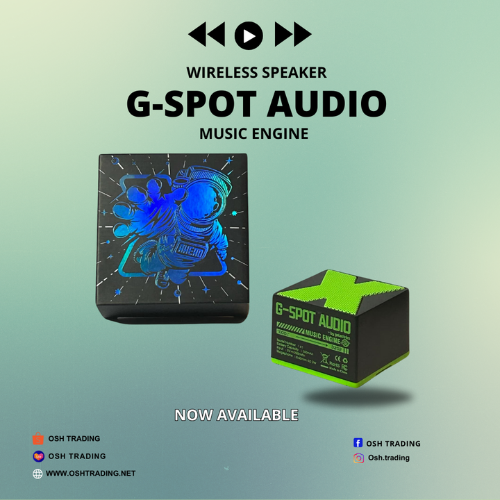 G-Spot Audio - Premium Bluetooth Speaker by Gelectrics