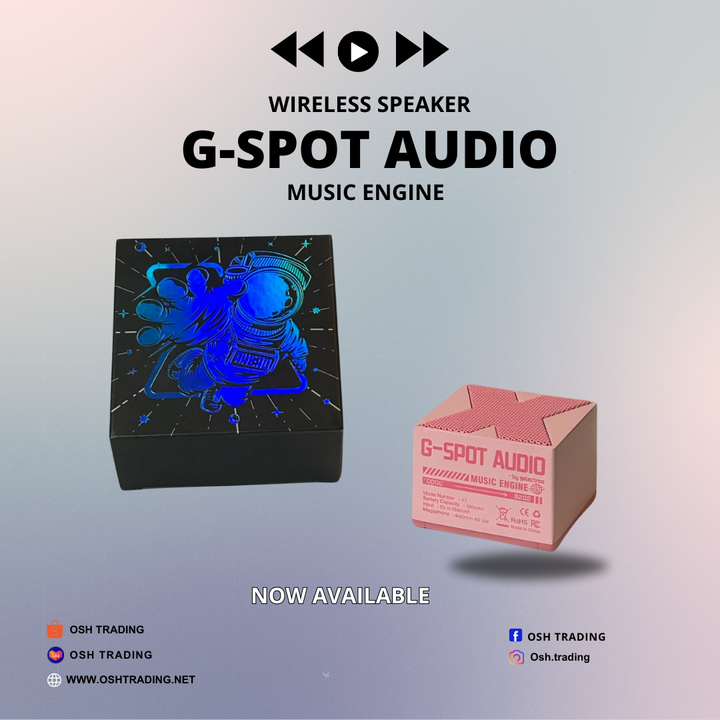 G-Spot Audio - Premium Bluetooth Speaker by Gelectrics