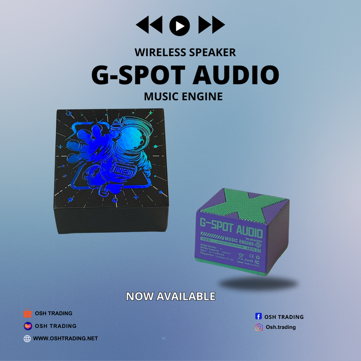 G-Spot Audio - Premium Bluetooth Speaker by Gelectrics