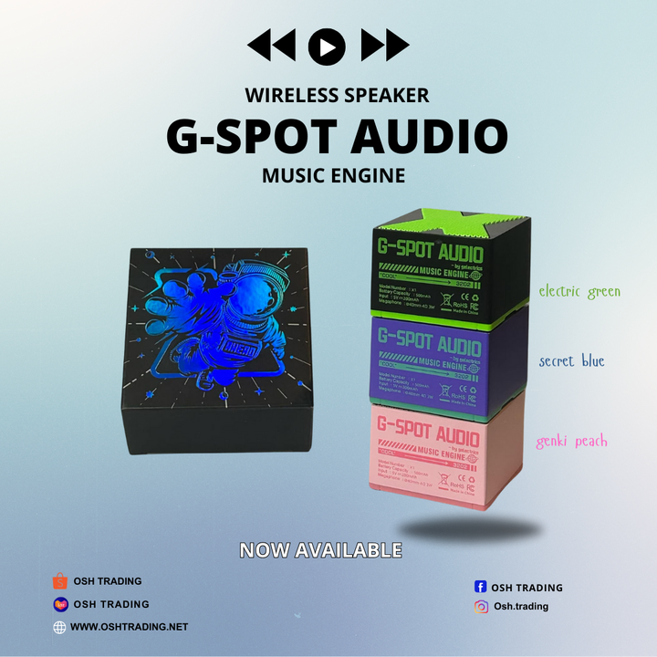 G-Spot Audio - Premium Bluetooth Speaker by Gelectrics